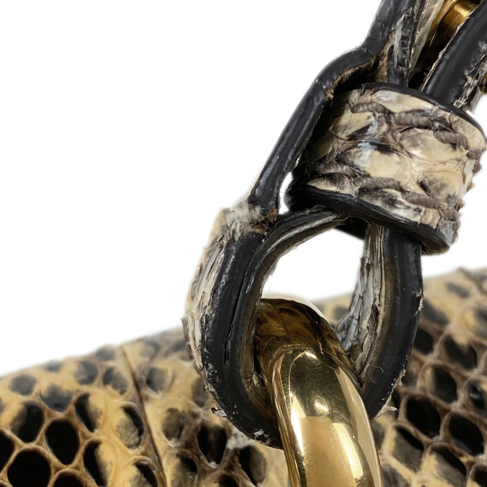 Gucci Silvie Python Pattern Sherry Line Shoulder … - image 6